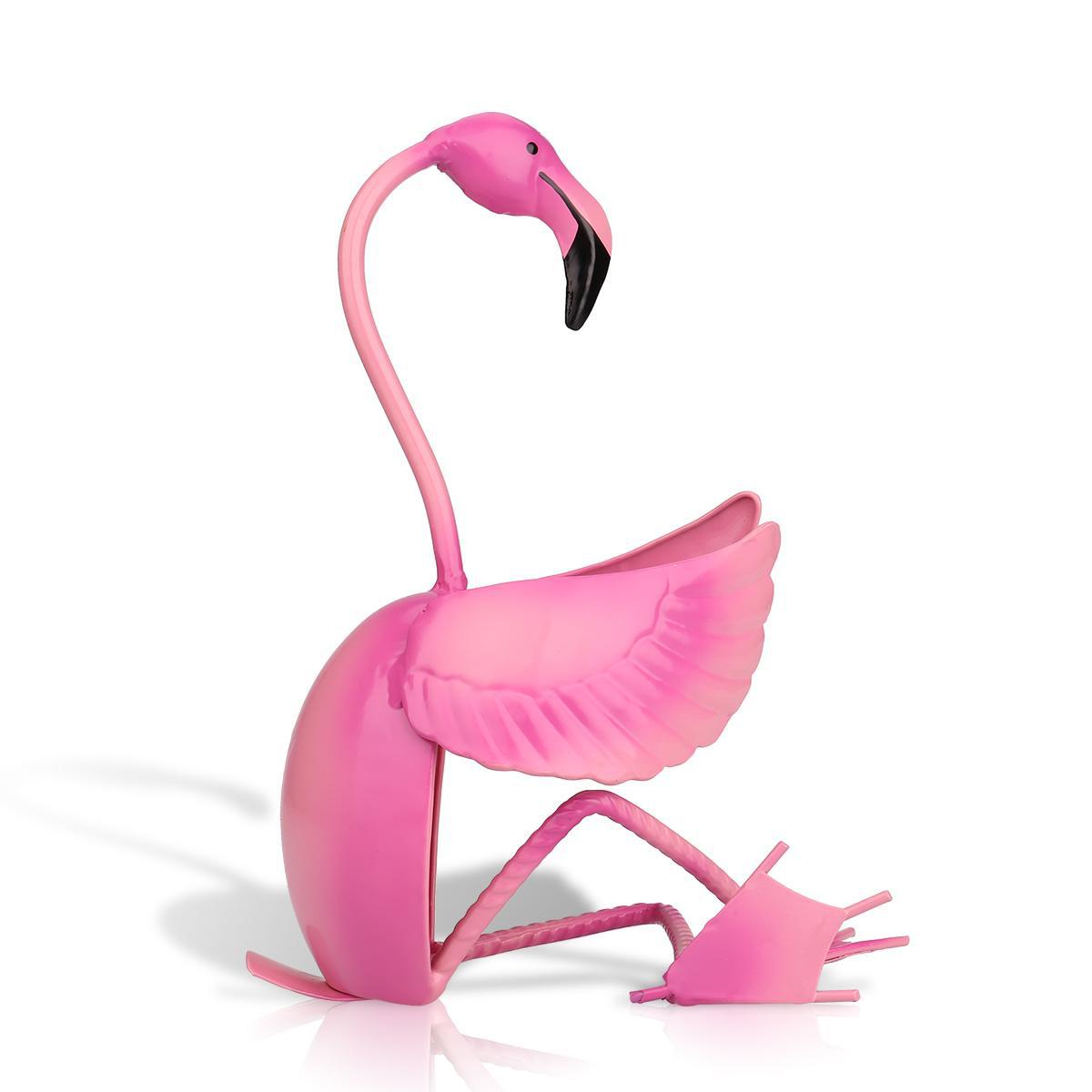 Flamingo wine rack wrought iron
